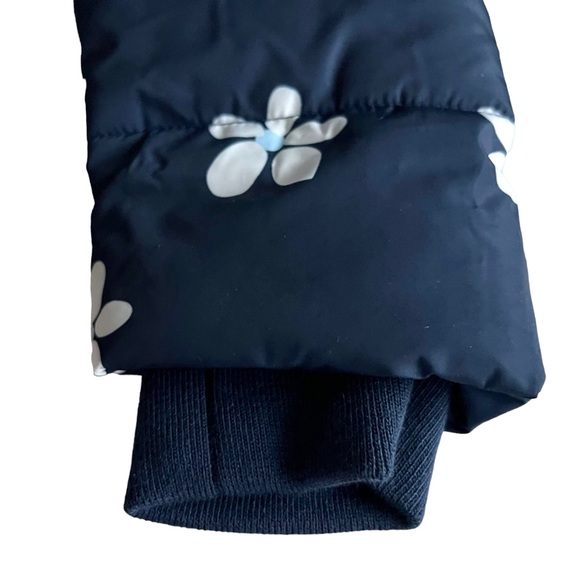NWT Member's Mark Girls' Puffer Jacket- Navy Floral Size 4T - Picture 12 of 16